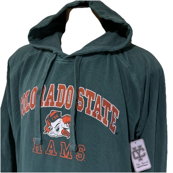 Colorado State CSU Sailor Aggies Rams Hoodie Sweatshirt Large NCAA NEW Colosseum - Picture 3 of 15